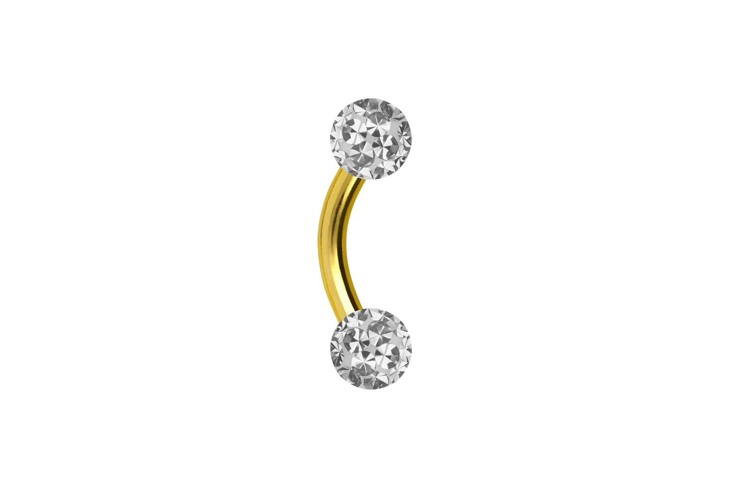 Chirurgenstahl Piercing Banane EPOXY-KUGELN